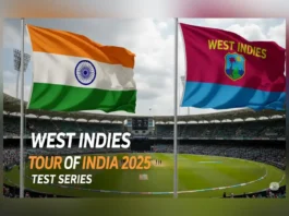 West Indies Tour of India 2025 for Test Series