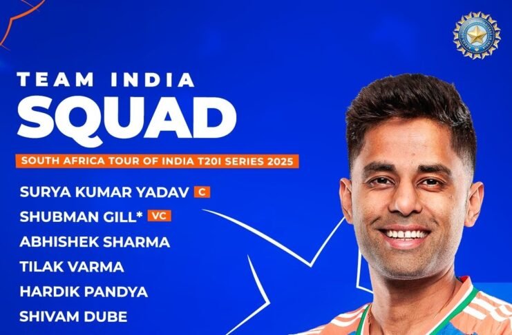 BCCI Announces India's Man Squad for South Africa T20I Series