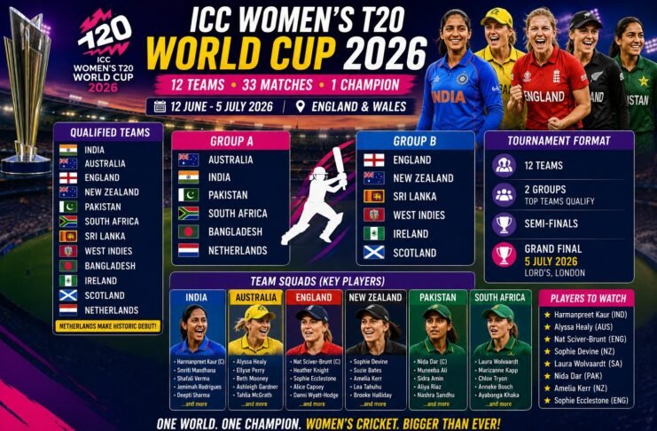 ICC Women’s T20 World Cup 2026 - Teams and Squads