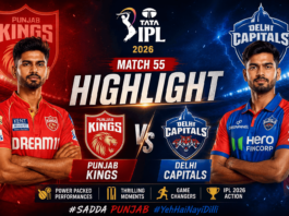 Punjab Kings vs Delhi Capitals Match 55 Highlight IPL 2026