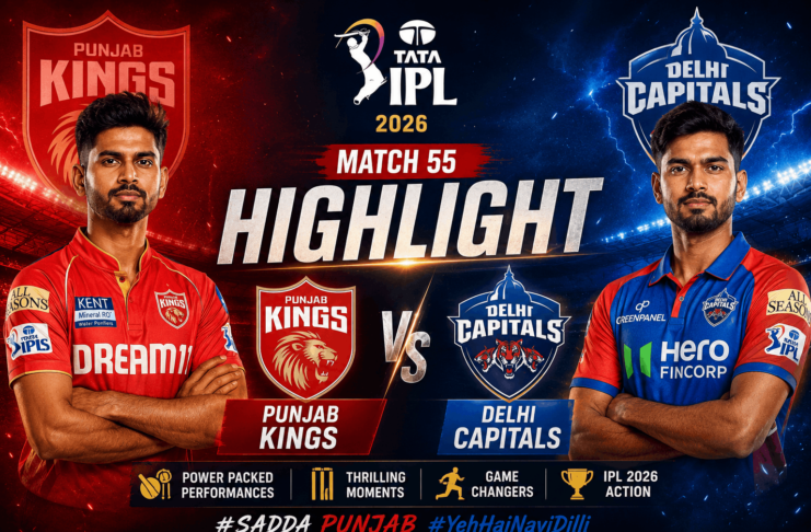Punjab Kings vs Delhi Capitals Match 55 Highlight IPL 2026